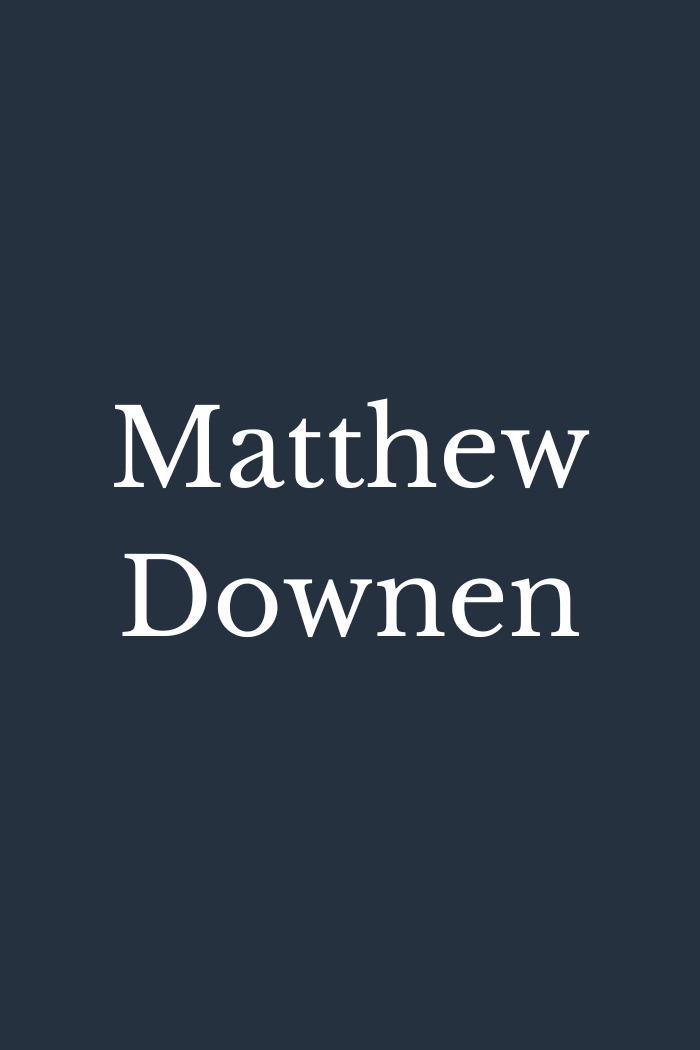 Matthew Downen from Bordin | Semmer